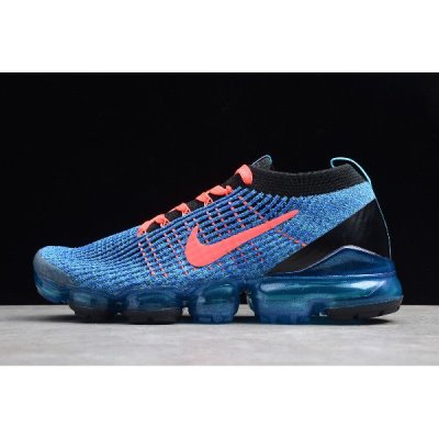 Nike Air Vapormax Flyknt 3.0 Kraliyet Mavisi / Floresan Kırmızı Koşu Ayakkabısı Türkiye - 5NFCYUM0